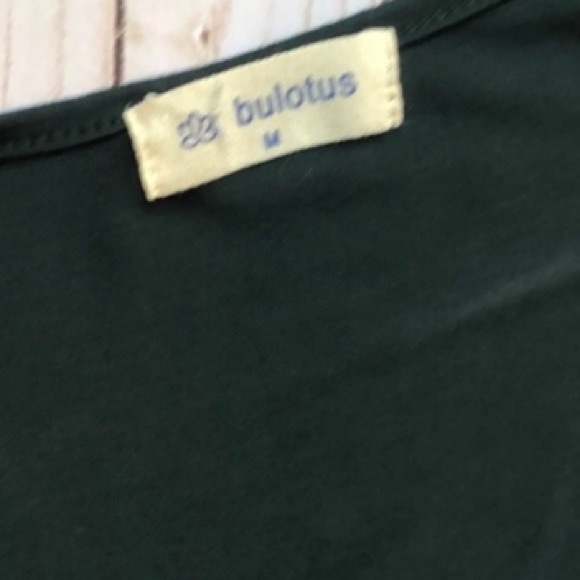 NWOT hunter green super soft dress. M - Picture 3 of 4